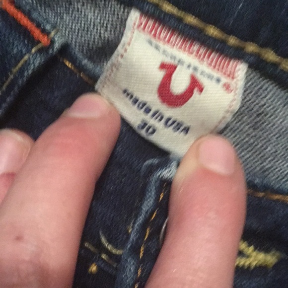 Slightly worn True Religion Boot cut Jeans size 30 - Picture 5 of 5